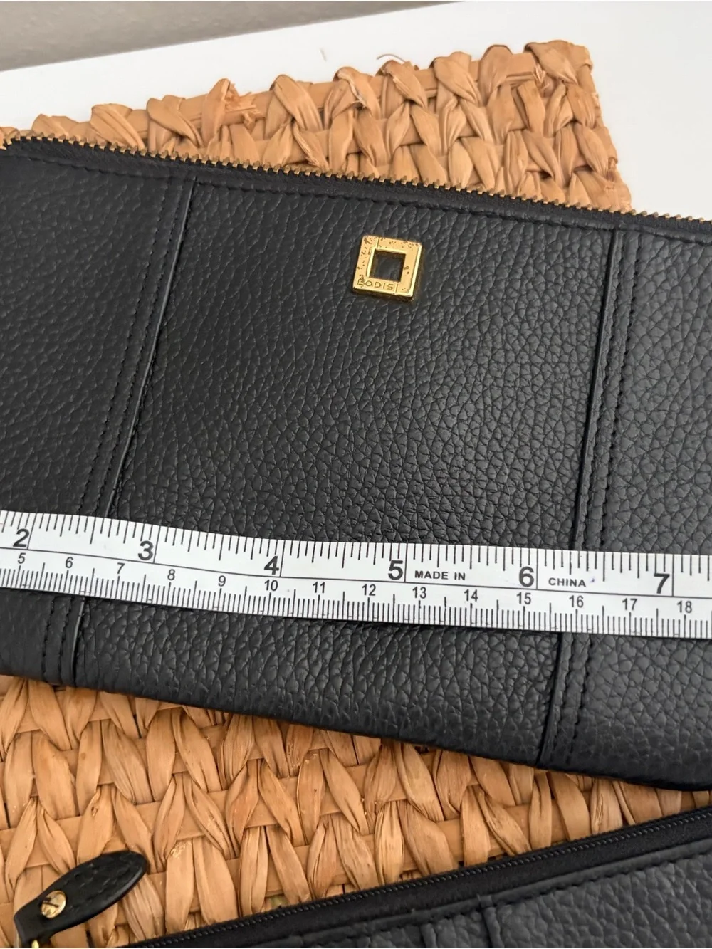 Lodis Black Pebbled Leather Wallet & Cardholder Set